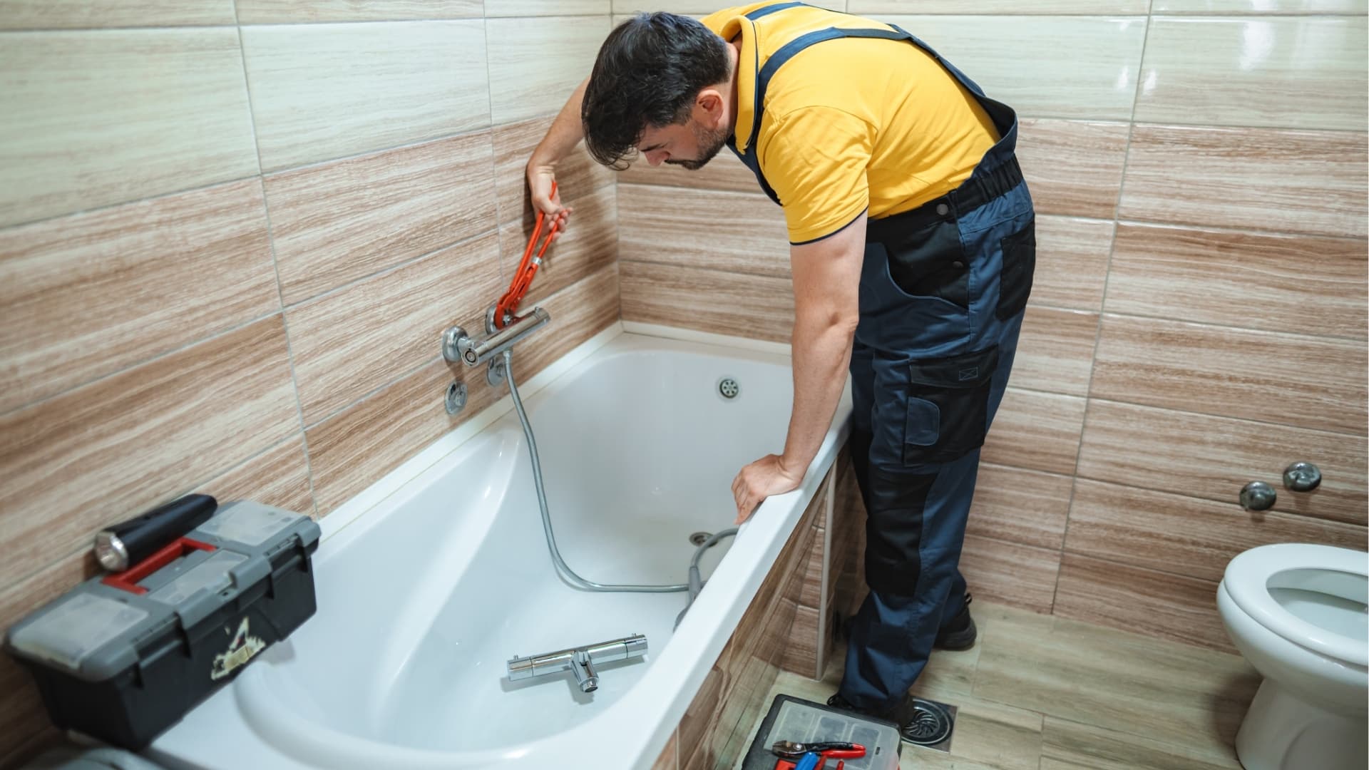 Détail salle de bain rénovée