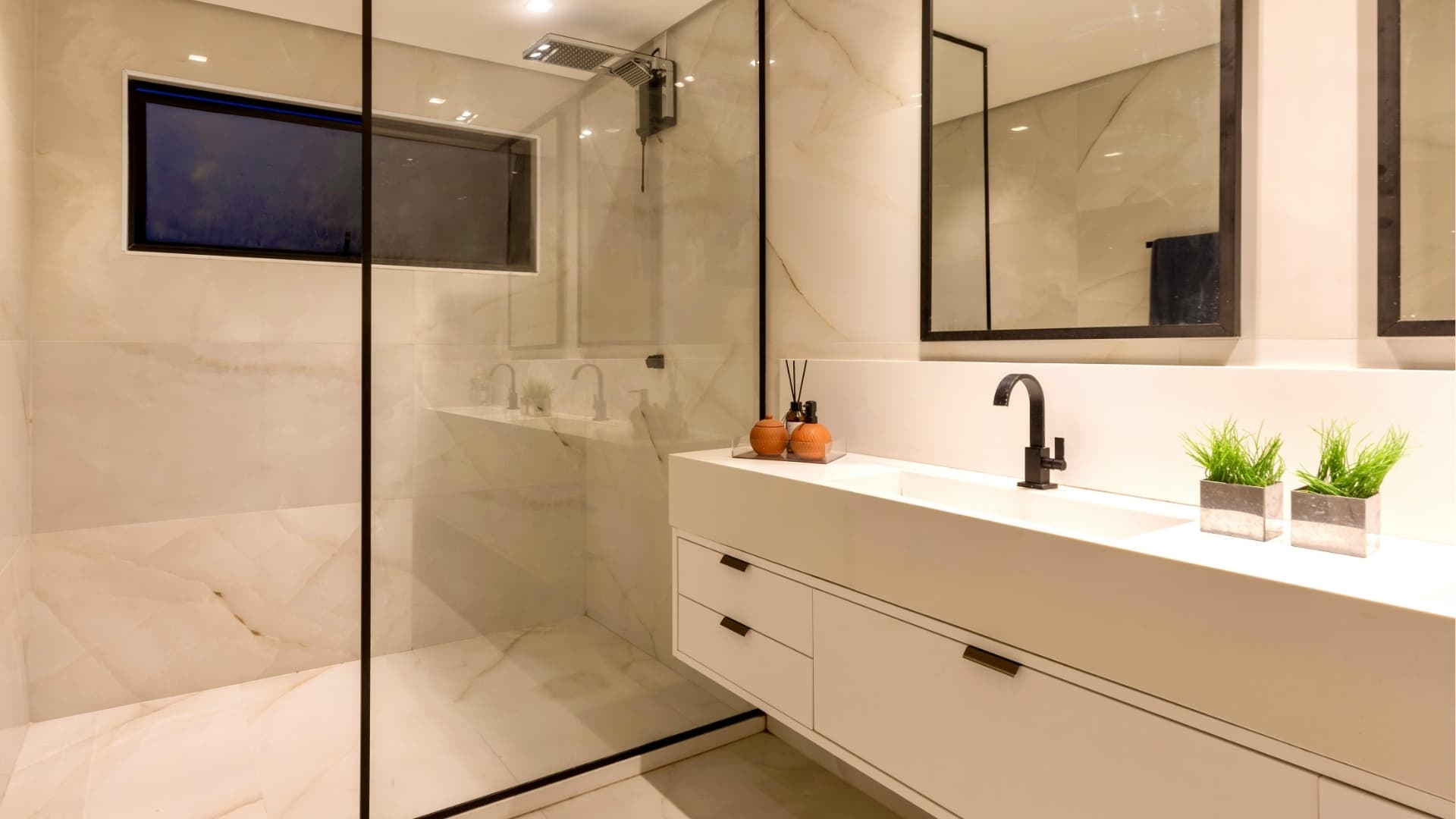 Salle de bain clé en main réalisée par SARL Meglen